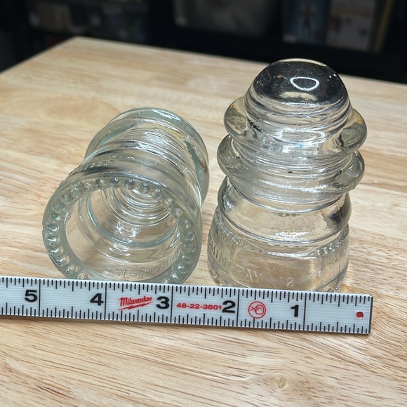Vintage Hemingray 12 Clear Glass Insulator - Picture 12 of 15